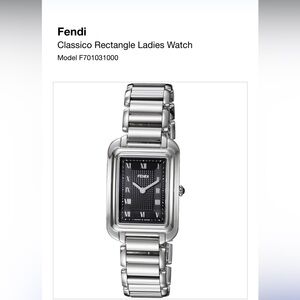 Fendi
Classico Rectangle Ladies Watch
Model F701031000

Used - great condition